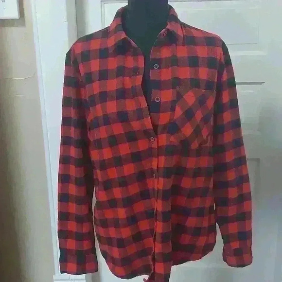 Forever 21 flannel shirt  L0200 - Picture 1 of 4